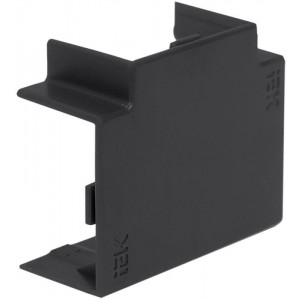 ELECOR Угол Т-образный КМТ 40х25 черный (4шт/компл) EL-KK10D-T-040-025-K02