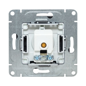 Механизм розетки TV, одиночная, графит Эпика EKF UP1-SOG-TV-1