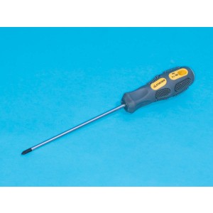 2582-0-100 G, Отвертка STAYER 'MAX-GRIP' Regular, Cr-V, намагниченная, PH №0х100мм