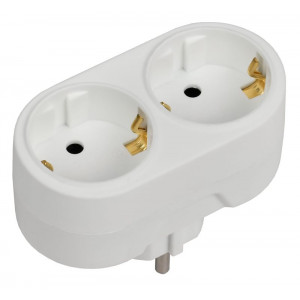 Разветвитель 2-м 16А IP20 Т-01/02 кругл. WTP10-16-02