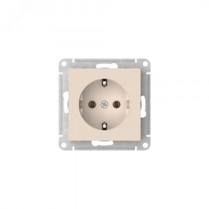 Розетка AtlasDesign 16А с заземл. быстрозажим. клем. механизм беж. SE ATN000243S