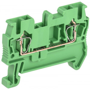 Клемма пружинная КПИ 2в-2,5 31А зеленый YZN11-002-K06