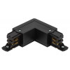 Коннектор для трехфазного шинопровода STR-30-B-CN-LI типа LI угловой внутренний черный Б0049724