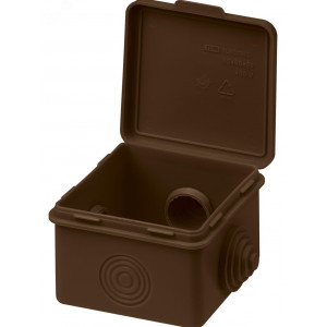 Распаячная коробка ОП 65х65х50мм, крышка, 