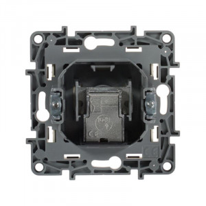 ETIKA Розетка телевизионная TV оконечная слоновая кость 672365