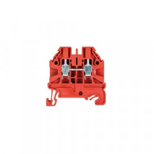 Проходная клемма WT 2,5 RT, Проходная клемма, тип фиксации провода: винтовой, номинальное сечение: 2,5 мм кв., 24A, 1000V, ширина: 5 мм, цвет: красный, тип монтажа: DIN35