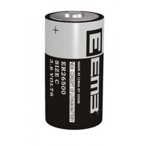 ER26500 3.6V, Li, SOCl2 батарея типоразмера C, 3.6В, 9Ач, стандартная форма, -55...85 °C
