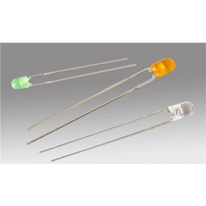 3YT-F, Стандартные светодиоды - Сквозного монтажа LED Thru-Hole 3mm Yellow 585 nm