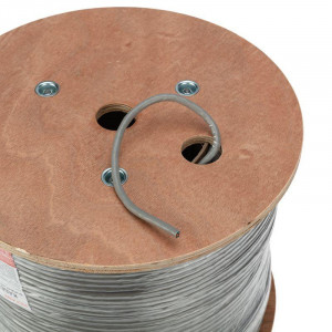 Кабель витая пара F/UTP кат.6 4х2х24AWG solid CU ZH нг(А)-HF сер. (305м) 01-0167