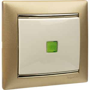 Выключатель 10A подсв СЛНК VLN 774310