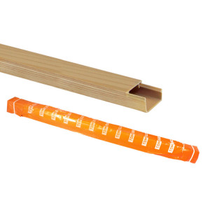 Кабель-канал 20х10 (100м) "ЭКО" 3D (сосна) SQ0402-0304