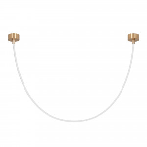 Светильник SP-TROPIC-SURFACE-R18-L2500-36W Day4000 (GD, 360 deg, 230V) 043396, Подвесной светильник. Мощность 36 Вт, св. поток 2300 лм, 63 лм/Вт, дневной 4000 K, CRI>90, угол 360°, напряжение питания 230 В. Золотой круглый корпус из стали, силиконовая герметичная лента, степень защиты IP20. Размер: общая высота чаши 85 мм, высота ча