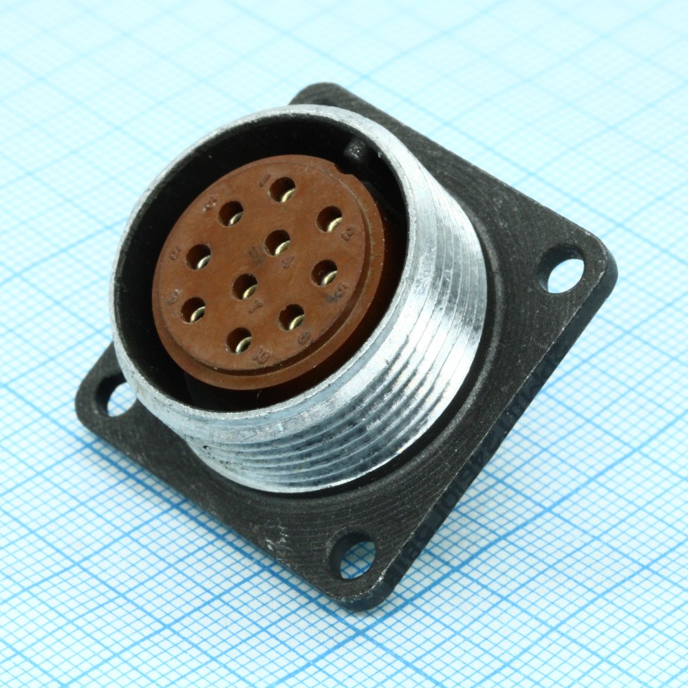 2РМДТ24Б10Г5В1В, Соединитель цилиндрический низкочастотный ...