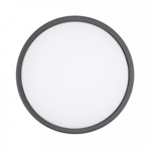 Светильник LGD-GIRO-R175-10W Warm3000 (GR, 110 deg, 230V) 029948, Накладной светильник 10Вт, серый алюминиевый корпус, матовый рассеиватель из поликарбоната. Цвет ТЕПЛЫЙ БЕЛЫЙ 3000K, св.поток 980лм, CRI(Ra)>80, угол 110°. Размер Ф175x45мм. IP54. Питание AC220-240V, 10Вт, встроенный драйвер.