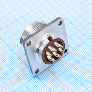 2PM24J10Z2, Разъем цилиндрический 10 контактов