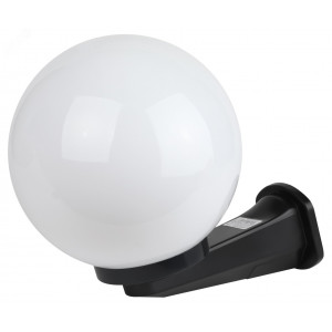 НБУ 01-60-251 Светильник садово-парковый шар опал с настенным крепежом D250mm Е27 (1/30) Б0048075