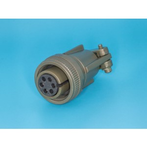 MS3106E-14S-6S, Разъём серии MS  6 контактов, гнездо на кабель