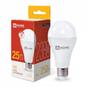 Лампа светодиодная LED-A65-VC 25Вт грушевидная 3000К тепл. бел. E27 2380лм 230В 4690612024066