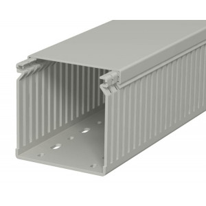 Кабель-канал перфорированный распределительный LK4 80x80x2000 мм (перфокороб) ПВХ, серый RAL7030LK4 80080 6178056