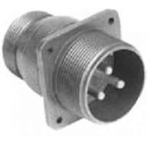 97-3100A-22-22S, Круговой мил / технические характеристики соединителя 4P Sz 22 Wall Mount Socket Recept Solder