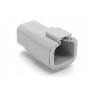 ATP04-4P-RD01, Автомобильные разъемы ATP Series Rec 4 Way Blk w/Reduced Seal