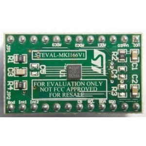 STEVAL-MKI166V1, Инструменты разработки датчика ускорения H3LIS100DL adapter board for a standard DIL 24 socket