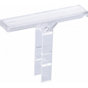 Держатель маркировки 215214, Держатель маркировки, монтаж на стопор, цвет: прозрачный