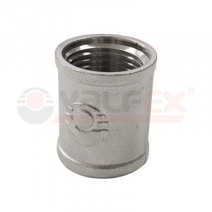 Муфта никелированная соединительная ВР-ВР 1 1/4дюйм (40/10) VALFEX VF.170.N.114