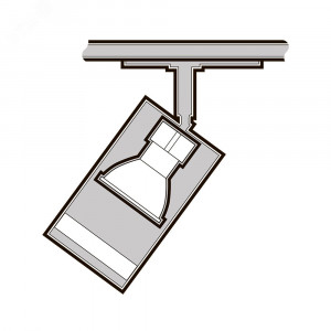 Светильник-прожектор трековый PTR 28 GU10 IP20 230В BL Pro JazzWay 5040182