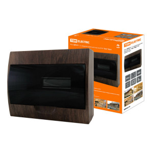 Бокс ЩРН-П-12 модулей навесной пластик IP41 "Эко" (бук) SQ0901-0023