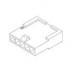 1445049-4, Штыревые и гнездовые соединители PLUG SINGLE F.H. 4P free hanging