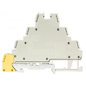 Мультифункциональная клемма WK 2,5-3 D SL, Мультифункциональная клемма, тип фиксации провода: винтовой, номинальное сечение: 2,5 мм кв., 24A, 400V, ширина: 5 мм, цвет: серый, тип монтажа: DIN35