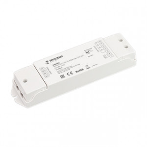 INTELLIGENT ARLIGHT Диммер SMART-DALI-104-72-ADDR-DIM-DT6-SUF (12-48V, 4x5A) 028421, Диммер DALI (DT6) для одноцветных светодиодных лент. 4 адреса устройств, 4 канала управления. Питание/выход 12-48VDC, ток нагрузки 4x5A, максимальная суммарная мощность нагрузки 240-960W. Размер 175х45х27 мм.