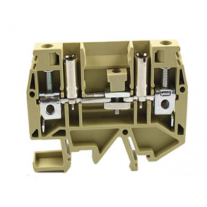 Измерительная клемма JUT2-6S1-CM, Измерительная клемма, тип фиксации провода: винтовой, номинальное сечение: 6 мм кв., 32A, 800V, ширина: 8,2 мм, цвет: желто-зеленый, тип монтажа: DIN35