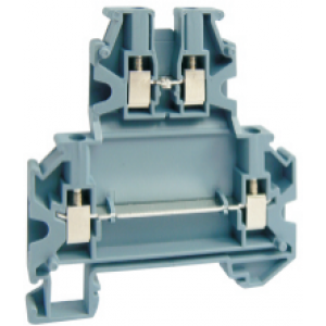 Этажная клемма UKHV-2.5/2-2, Этажная клемма, 2 этажа, тип фиксации провода: винтовой, номинальное сечение: 2,5 мм кв., 24A, 1000V, ширина: 5,2 мм, цвет: серый, тип монтажа: DIN35