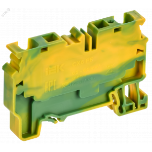 ARMAFIX Клемма пружинная CX6 PE 6мм2 проходная заземляющая IEK AF-CT41-00-K52-006