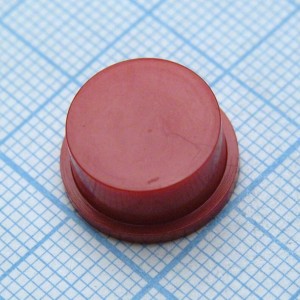 Колпачок A03 красный, Для PSW-2 (D=16, H=8)