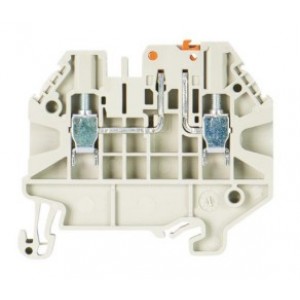 Клемма с размыкателем WT 2,5 TKM, Клемма с ножевым размыкателем, тип фиксации провода: винтовой, номинальное сечение: 2,5 мм кв., 20A, 500V, ширина: 5 мм, цвет: серый, тип монтажа: DIN35