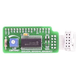 MIKROE-151, Панели и адаптеры LCD 2x16-4x20 SERIAL ADAPTER BOARD