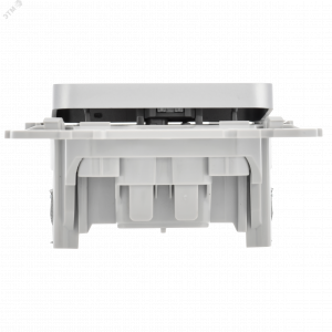 FLITE Выключатель 1-клавишный 10А ВС11-1-0-ФлА алюминий IEK FI-V10-0-10-1-K47