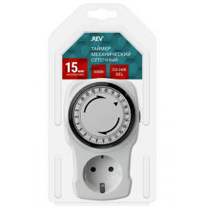 Таймер суточный мех. с заземл. 3.5кВт 66987 2