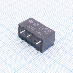 G5V-2H1-12DC, Signal Relay 12VDC 1A DPDT(20.5x10.1x11.5)mm THT