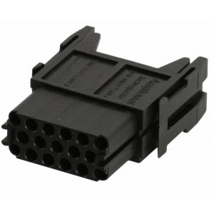 C14610B01750015, Сверхмощные разъемы питания 17 Cont SKT Module for Turned Contacts