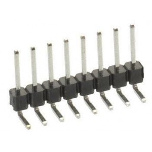 M20-9713545, Проводные клеммы и зажимы 35 SIL HORIZONTAL PIN HEADER GOLD HT