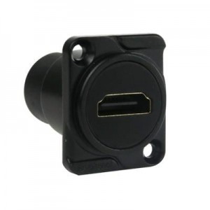 AC-HDMI-RRB, Соединители HDMI, Displayport и DVI  HDMI D SHELL PANEL BLACK