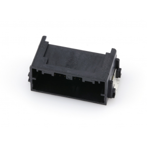 348978200, Разъем двухрядный (розетка) угловой на плату