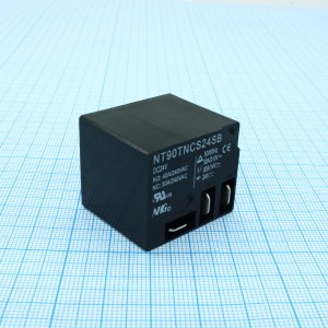 NT90T-N-C-S-DC24V-S-B-0.9, Реле силовое, 40А одна контактная группа-два направления катушка 24В 130°С 0.9Вт