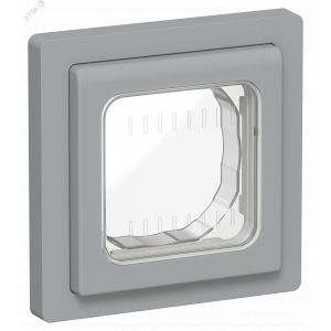 FLITE Рамка 1-местная IP55 Рпро-1-55-ФлС серый IEK FI-M10-32-55-K03