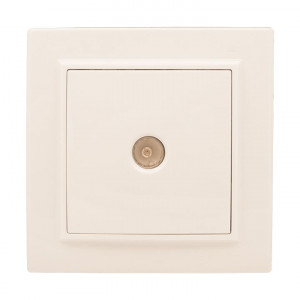 Розетка TV 1-мест. СП бежевый 75Ом 5-862МГц Минск EKF