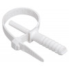 Изображение товара Хомут кабельный дюбельный ХД 7х150 полиамид бел. (уп.50шт) UHH80-7-150-50-K01-F
